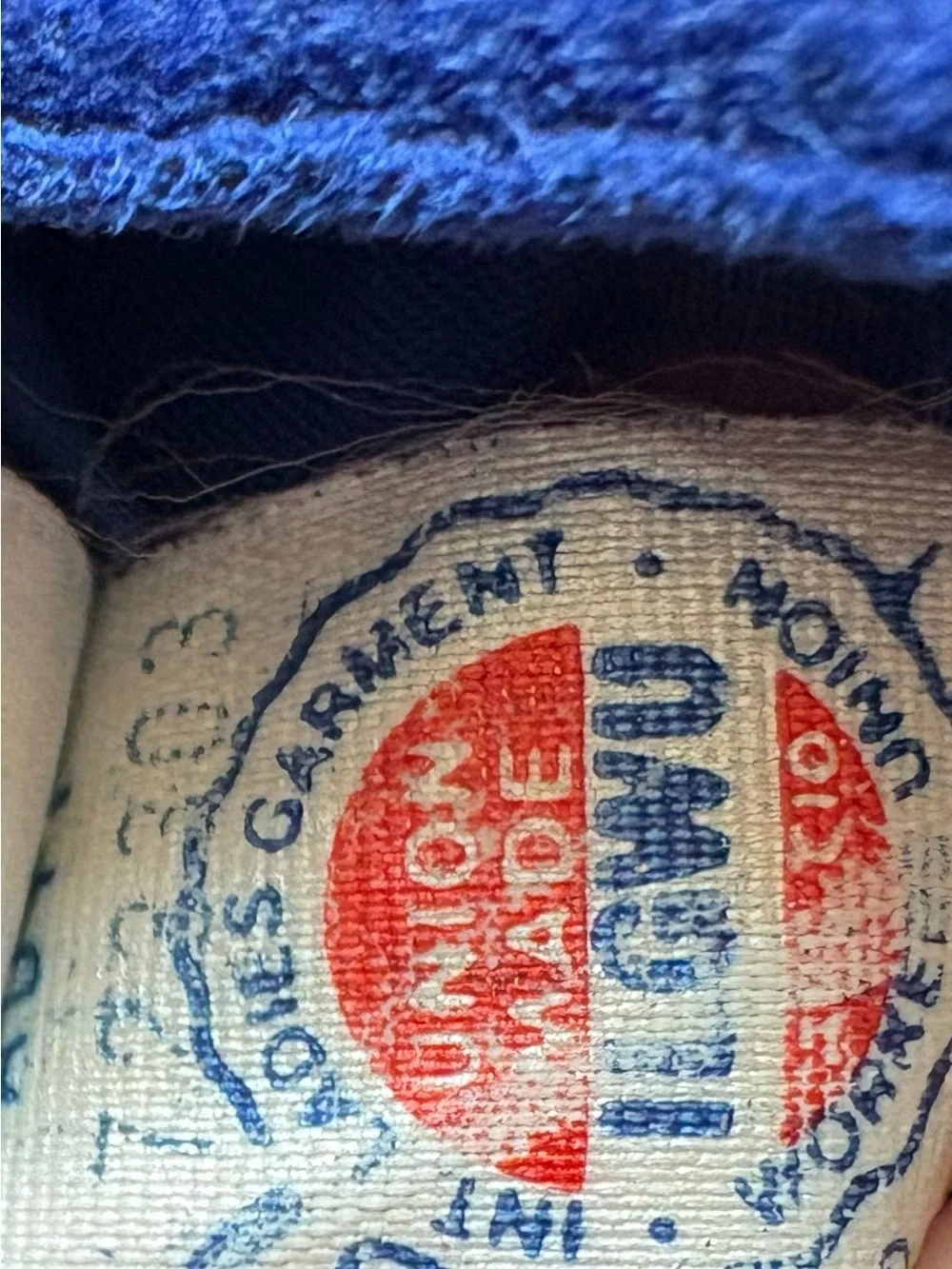 Vegan SuedeCobalt Blue Vintage Ultrasuede Jacket Size 16